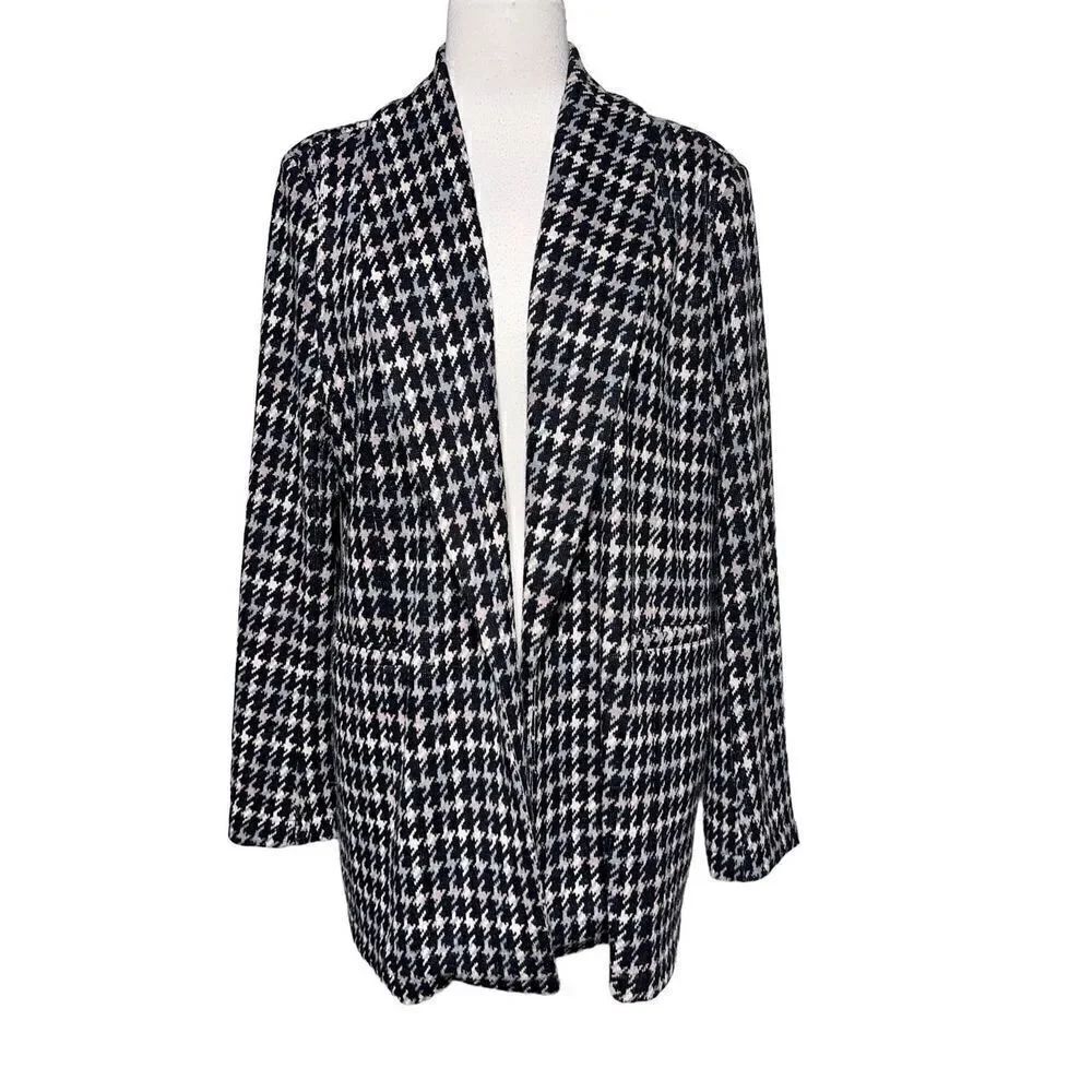 Johnston & Murphy Houndstooth Blazer, Trench, Jacket Overcoat